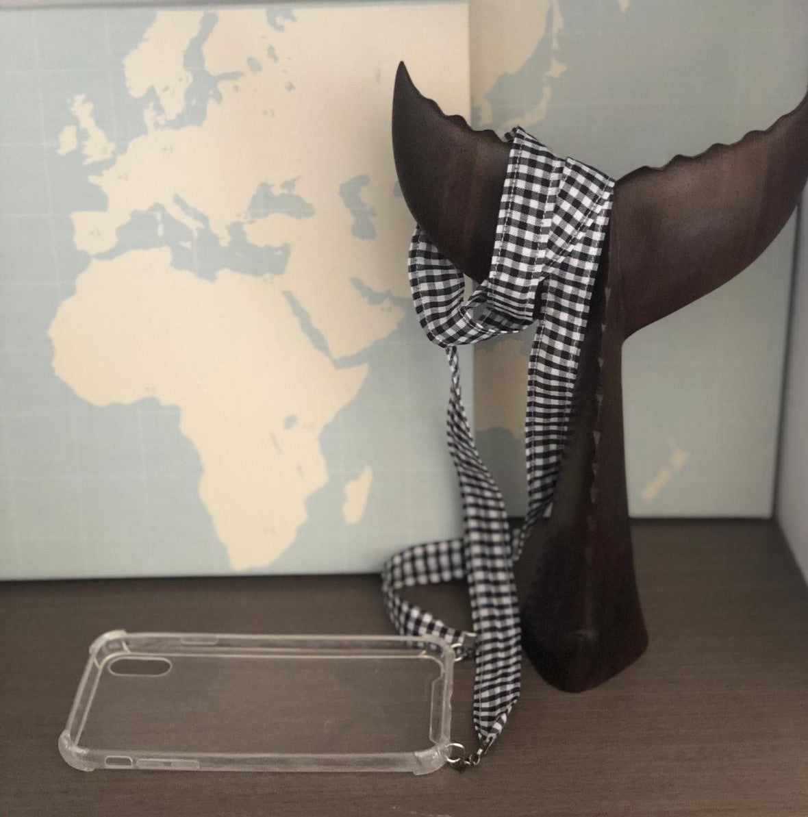 Funda colgante vichy