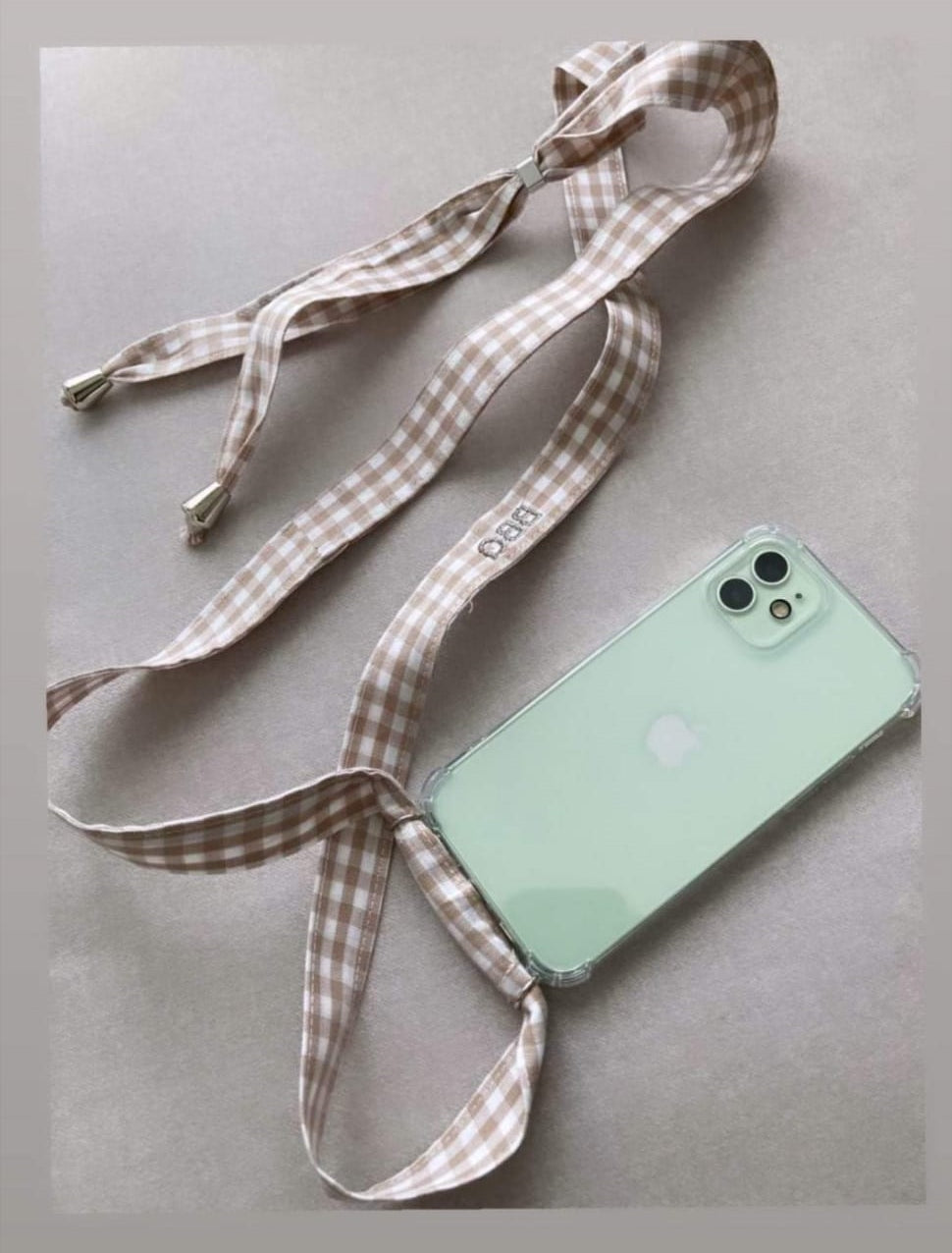 Funda colgante vichy