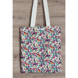 Cargar imagen en el visor de la galería, Painted flowers tote bag