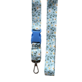Cargar imagen en el visor de la galería, Flowery blue lanyard