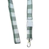 Cargar imagen en el visor de la galería, Vichy green lanyard